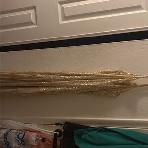 Gold Sequin Sleeveless Dress